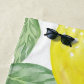 Lémon moderne Bachelorette Weekend Beach Serviette (En situation)