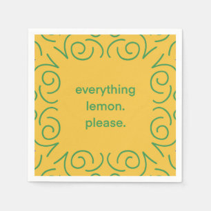 Lemon Napkins Servet