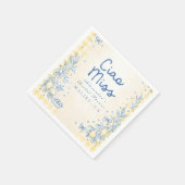 Lemon Olive Ciao Miss Bridal Shower Servet (Hoek)