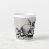 Lemon & Oranje Gusto Poëzie Latte Mok (Voorkant)