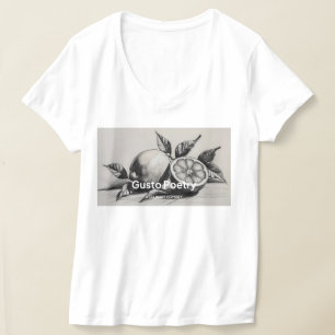 Lemon & Oranje Gusto Poëzie T-shirt