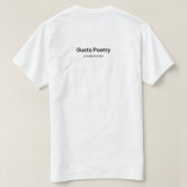 Lemon & Oranje Gusto Poëzie T-shirt (Design achterkant)