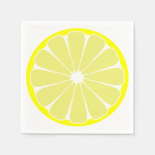 Lemon Paper Party servetten