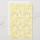 Lemon Pattern 2 Briefpapier (Voorkant / Achterkant)
