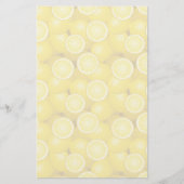 Lemon Pattern 2 Briefpapier (Voorkant)
