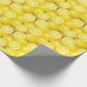 Lemon Pattern 2 Cadeaupapier (Hoek)