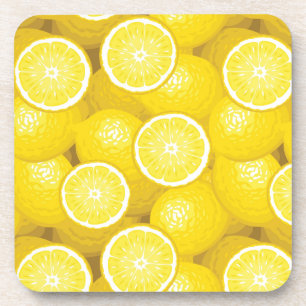 Lemon Pattern 2 Drankjes Onderzetter