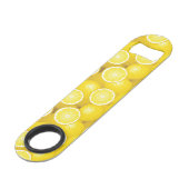 Lemon Pattern 2 Speed Flessenopener (Achterkant Gekanteld)