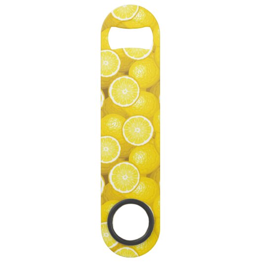 Lemon Pattern 2 Speed Flessenopener (Voorkant)