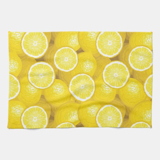Lemon Pattern 2 Theedoek (Horizontaal)