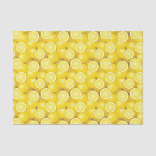 Lemon Pattern 2 Tissuepapier (Voorkant)