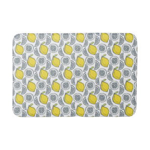 Lemon Pattern badmatten
