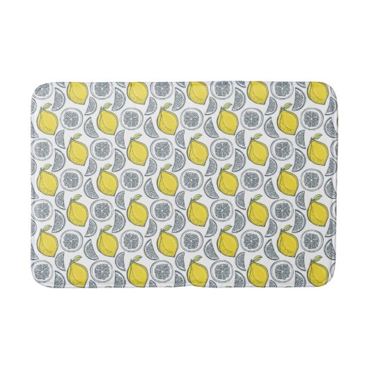 Lemon Pattern badmatten (Voorkant)