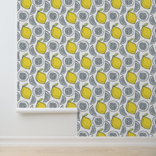 Lemon Pattern Behang