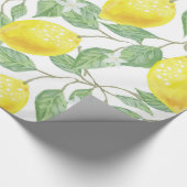 Lemon Pattern Cadeaupapier (Hoek)