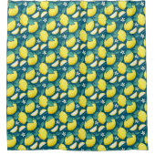 Lemon Pattern Douchegordijn (Voorkant)