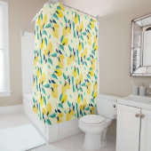Lemon Pattern Douchegordijn (In situ)