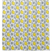 Lemon Pattern douchegordijn (Voorkant)