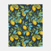 Lemon Pattern Fleece Deken (Voorkant)