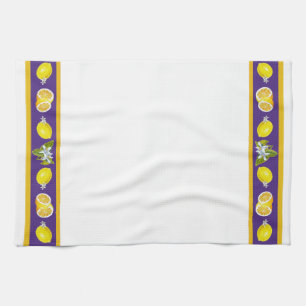 Lemon Pattern I Theedoek