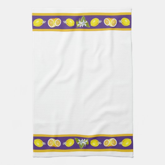 Lemon Pattern I Theedoek (Verticaal)