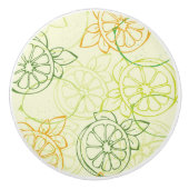 Lemon Pattern Keramische Knop (Voorkant)