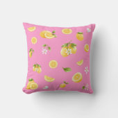 Lemon Pattern Kussen (Voorkant)