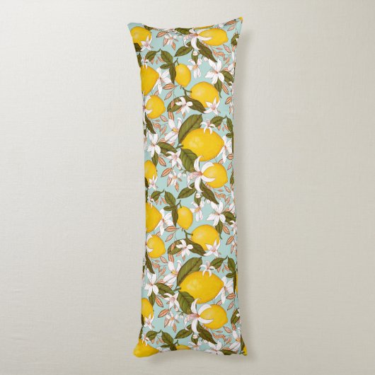 Lemon Pattern Lichaamskussen (Achterkant (Verticaal))