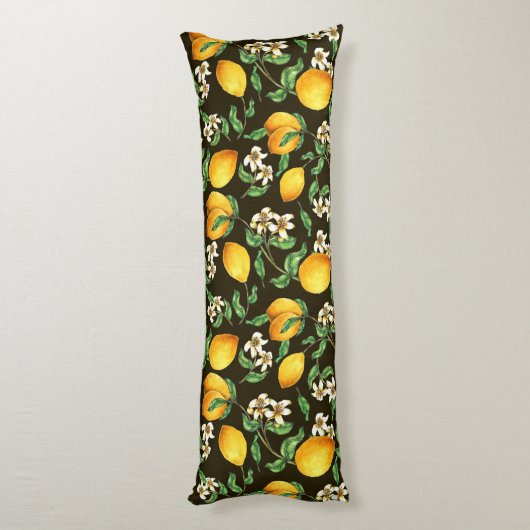 Lemon Pattern Lichaamskussen (Achterkant (Verticaal))