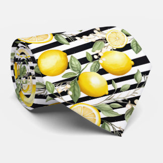 Lemon Pattern Men's Necktie  Stropdas
