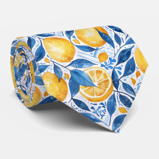 Lemon Pattern Men's Necktie  Stropdas