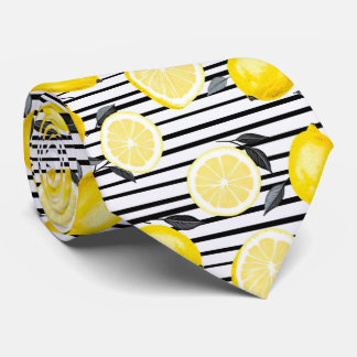Lemon Pattern Men's Necktie  Stropdas