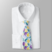 Lemon Pattern Men's Necktie Stropdas (Gebonden)