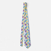 Lemon Pattern Men's Necktie Stropdas (Achterkant)