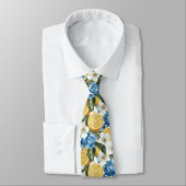 Lemon Pattern Men's Necktie Stropdas (Gebonden)