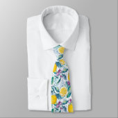 Lemon Pattern Men's Necktie  Stropdas (Gebonden)