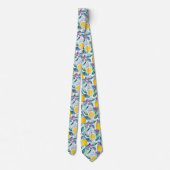 Lemon Pattern Men's Necktie  Stropdas (Achterkant)