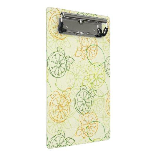 Lemon Pattern Mini Klembord (Schuin)