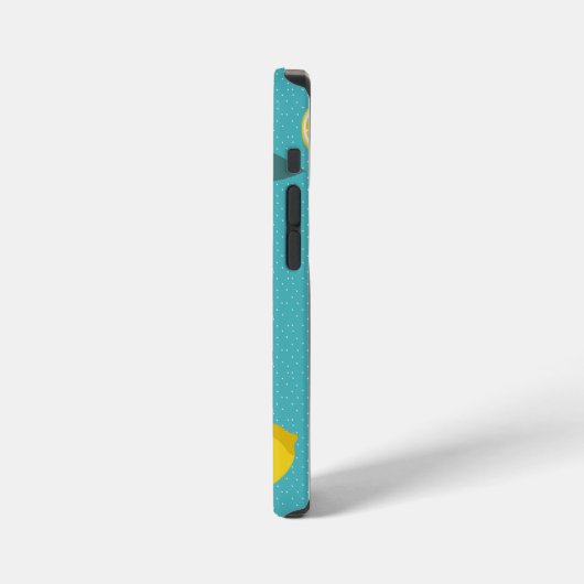 lemon pattern phone case iPhone hoesje (Linkerkant)