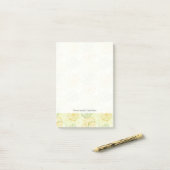 Lemon Pattern Post-it® Notes (Op bureau)