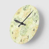 Lemon Pattern Ronde Klok (Hoek)