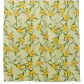 Lemon Pattern Shower Curtain Douchegordijn (Voorkant)