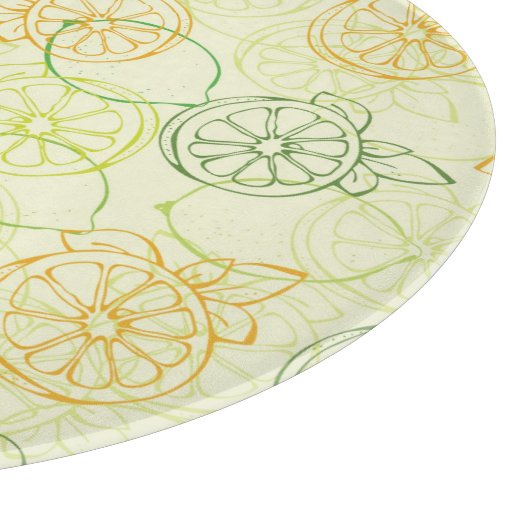 Lemon Pattern Snijplank (Hoek)