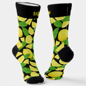 Lemon Pattern Socks Sokken (Gebogen)