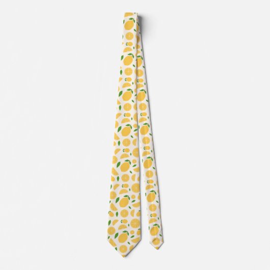 Lemon Pattern Stropdas (Voorkant)