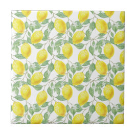 Lemon Pattern Tegeltje