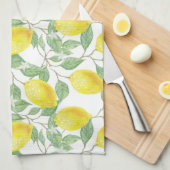 Lemon Pattern Theedoek (Quarter Fold)