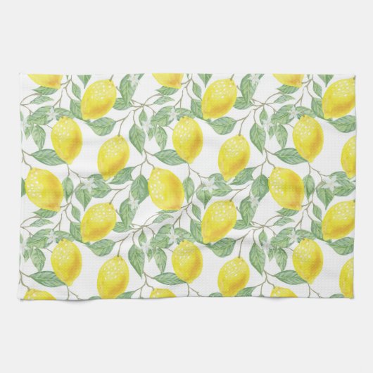Lemon Pattern Theedoek (Horizontaal)