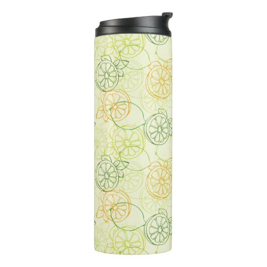 Lemon Pattern Thermosbeker (Gedraaid links)