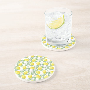 Lemon Pattern Zandsteen Onderzetter